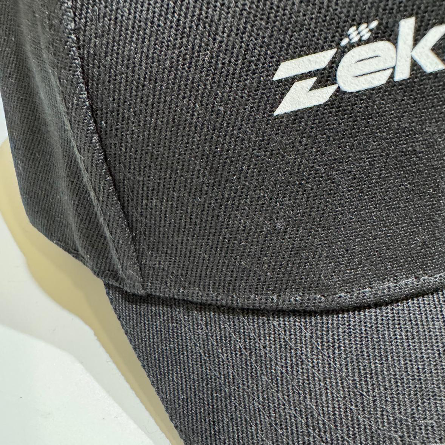 Black ZeknovaUS Hat w/ WhiteFront Brim
